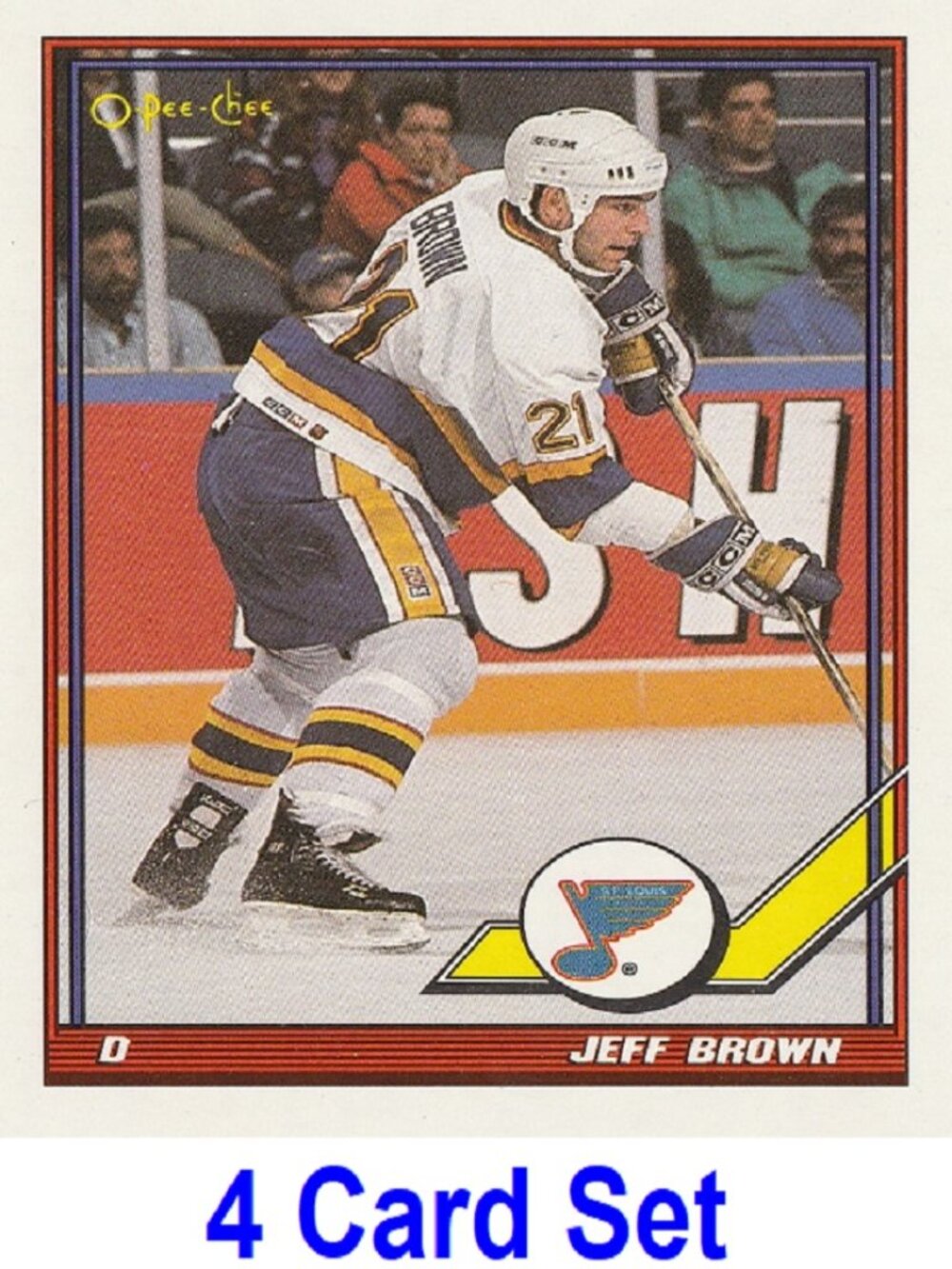 Jeff Brown Hockey Card Collection